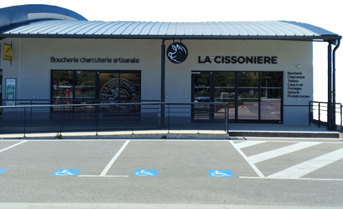 Devanture de la boutique